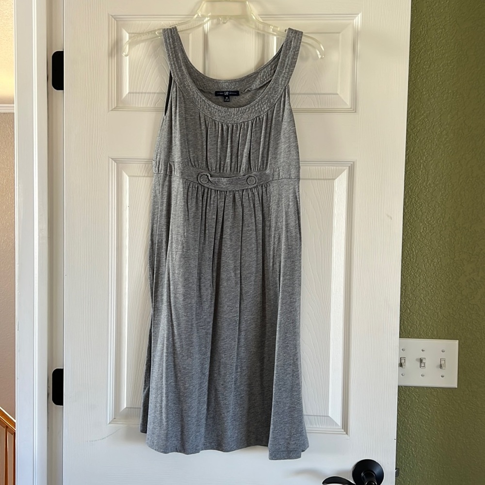 Women’s Gray Casual Pull on Dress, Gap Size M - Picture 1 of 6